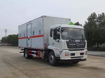 国六东风天锦腐蚀性物品厢式运输车